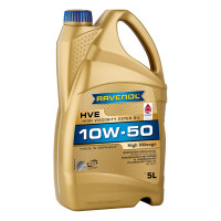 Мотор майы RAVENOL HVE 10W-50 чоң жүрүшү бар автоунаалар үчүн